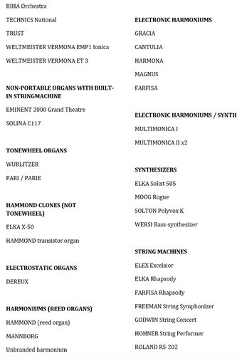 various-Huge vintage keyboard collection 